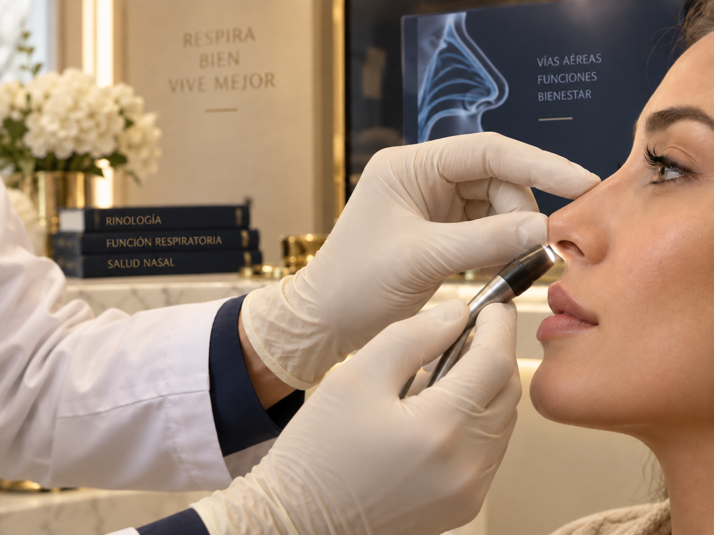 Evaluación clínica de la vía aérea nasal