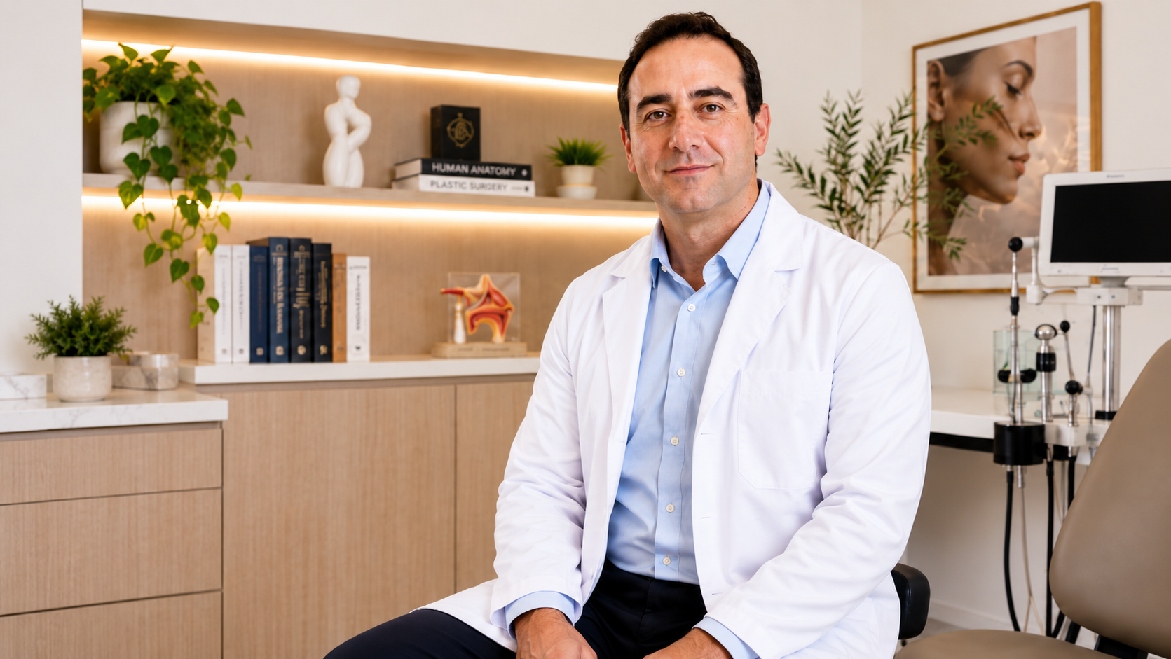 Dr. Gianpiero Gaita en su consultorio